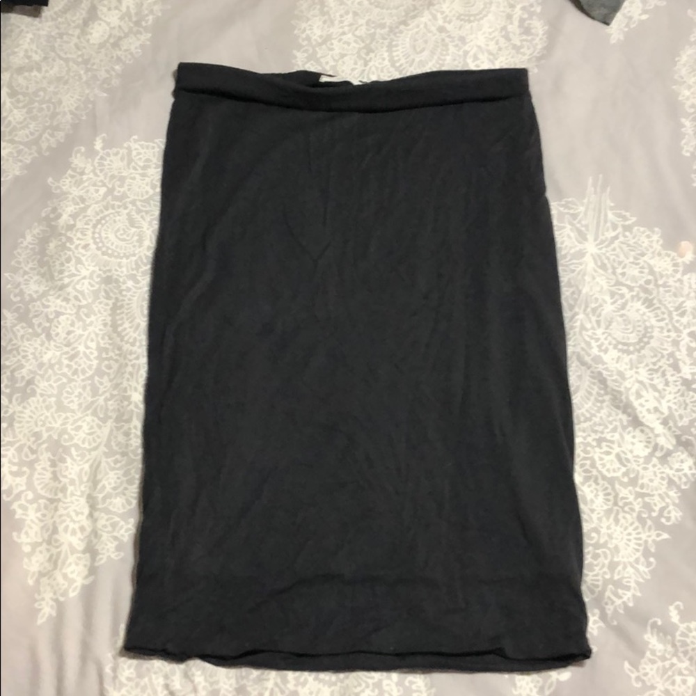 Lush bandage midi skirt